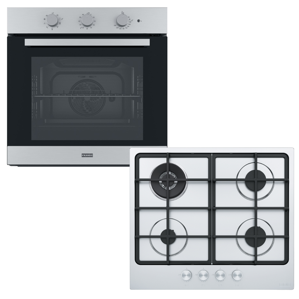 Horno Smart Linear Hidrolítico FSL 82 XS con Anafe a Gas 5 hornallas