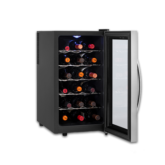 Cava para vinos Vondom 18 botellas - Línea Acero T18ACERO