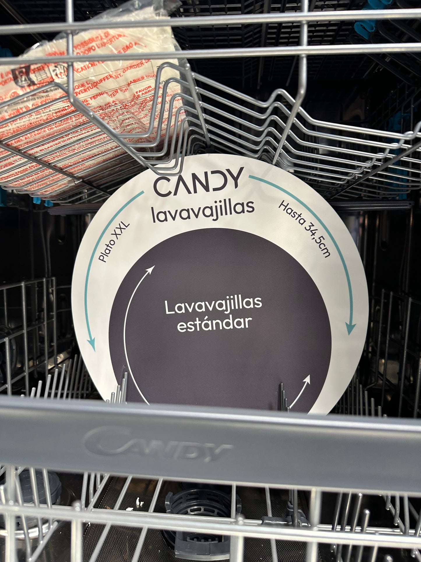 Lavavajilla Candy WIFI Acero Inverter A+ y la Mayor Capacidad 16 cubiertos