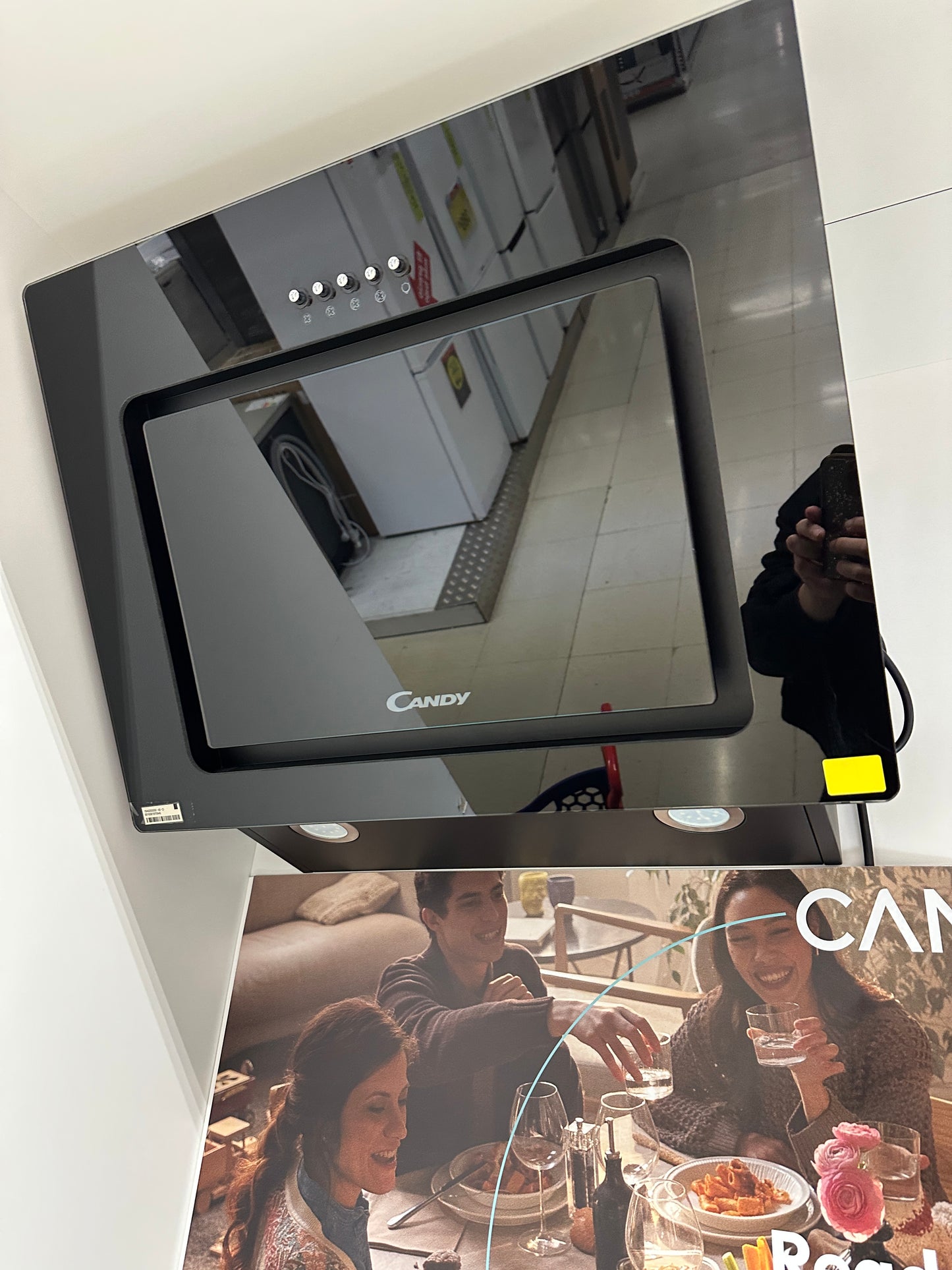Campana Extractora Candy CVMA60N Total Black