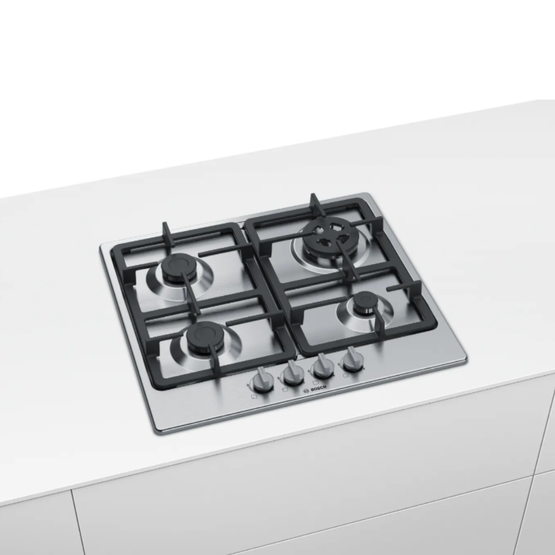 COMBO ANAFE A GAS 60CM (PGH6B5B90) + HORNO ELÉCTRICO SERIE 4 (HBA512BR0L)