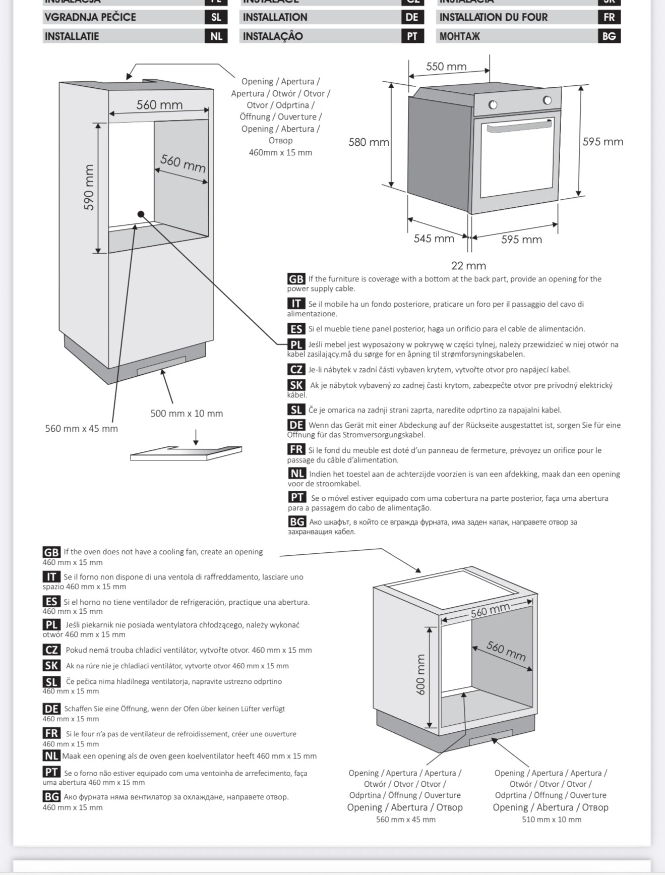 Horno eléctrico AUTOLIMPIANTE con vapor Candy FCPKS826XL/E