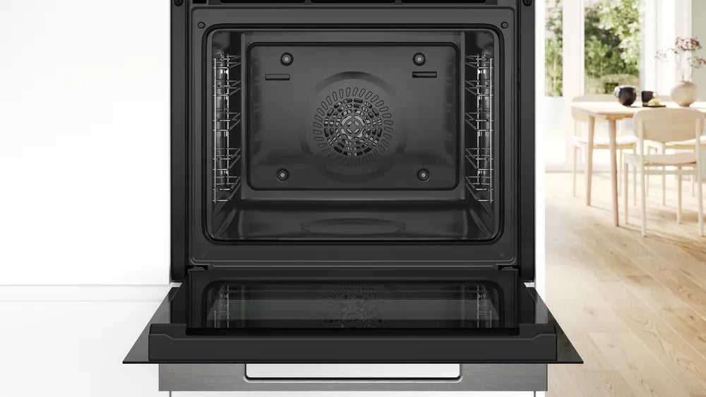 Horno empotrable bosch serie 8 con freidora de aire 71 l negro