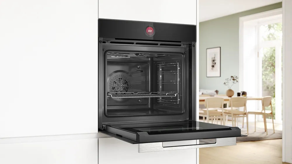 Horno empotrable bosch serie 8 con freidora de aire 71 l negro