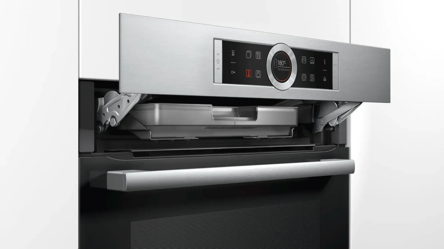 HORNO BOSCH MULTIFUNCIÓN CON VAPOR / DISPLAY TOUCH / HRG635BS1-P