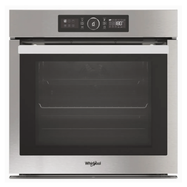 Horno empotrable eléctrico whirlpool wcollection inox 73 litros woc74asdim
