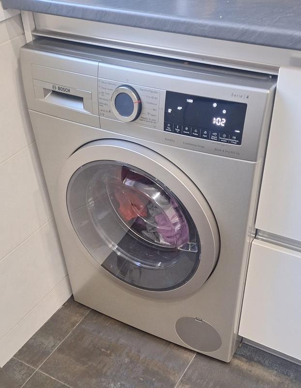 Lavasecarropas Bosch WNA1341XES 9/5 kg | 1400 RPM Gris con Iron Assist y Auto Dry