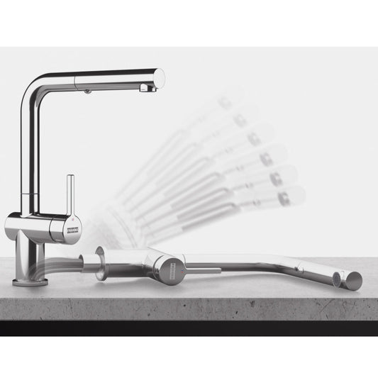 El grifo que se rebate para abrir tu ventana Franke Active