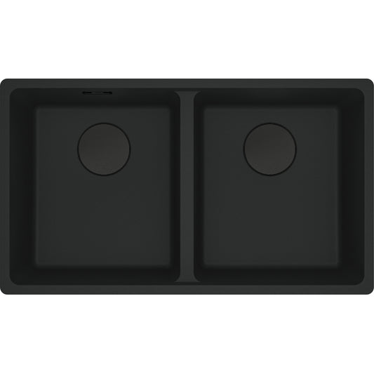 Pileta de Cocina Black Doble Franke Maris MRG 620-35-35 Negro Mate