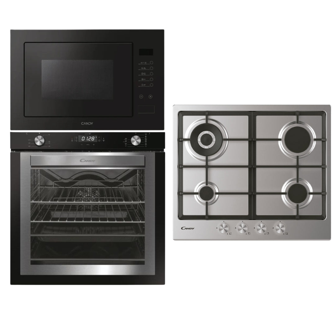 Combo Candy Completo XL: Horno 80L + Microondas + Anafe | TodoCocinas