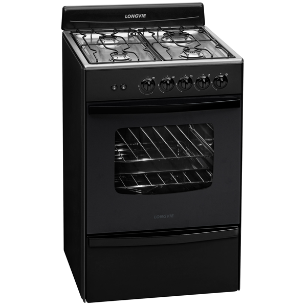 Cocina Longvie Negra 56 cm 12331G