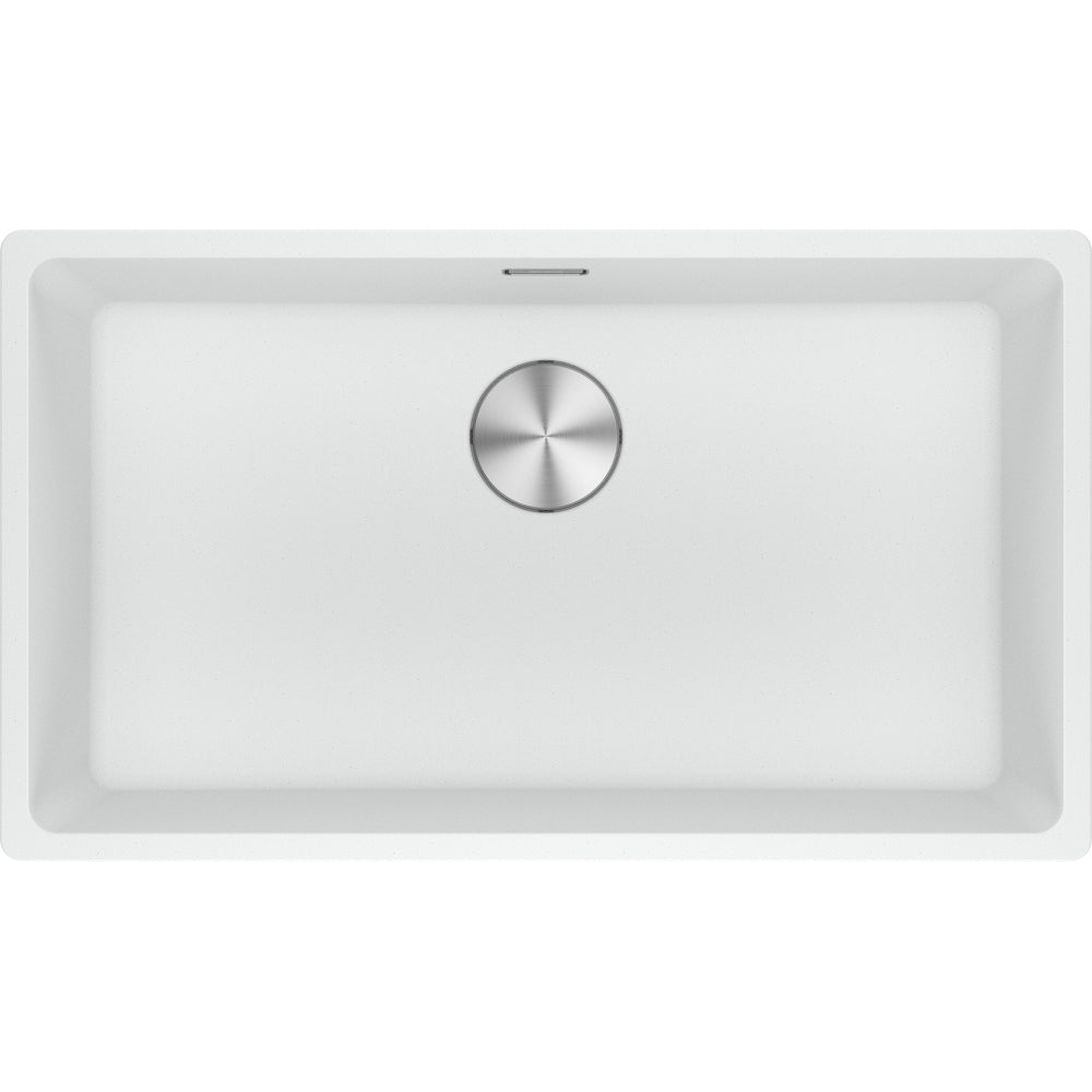 Bacha de cocina Franke Fragranite Blanco Polar | 76 x 51 cm