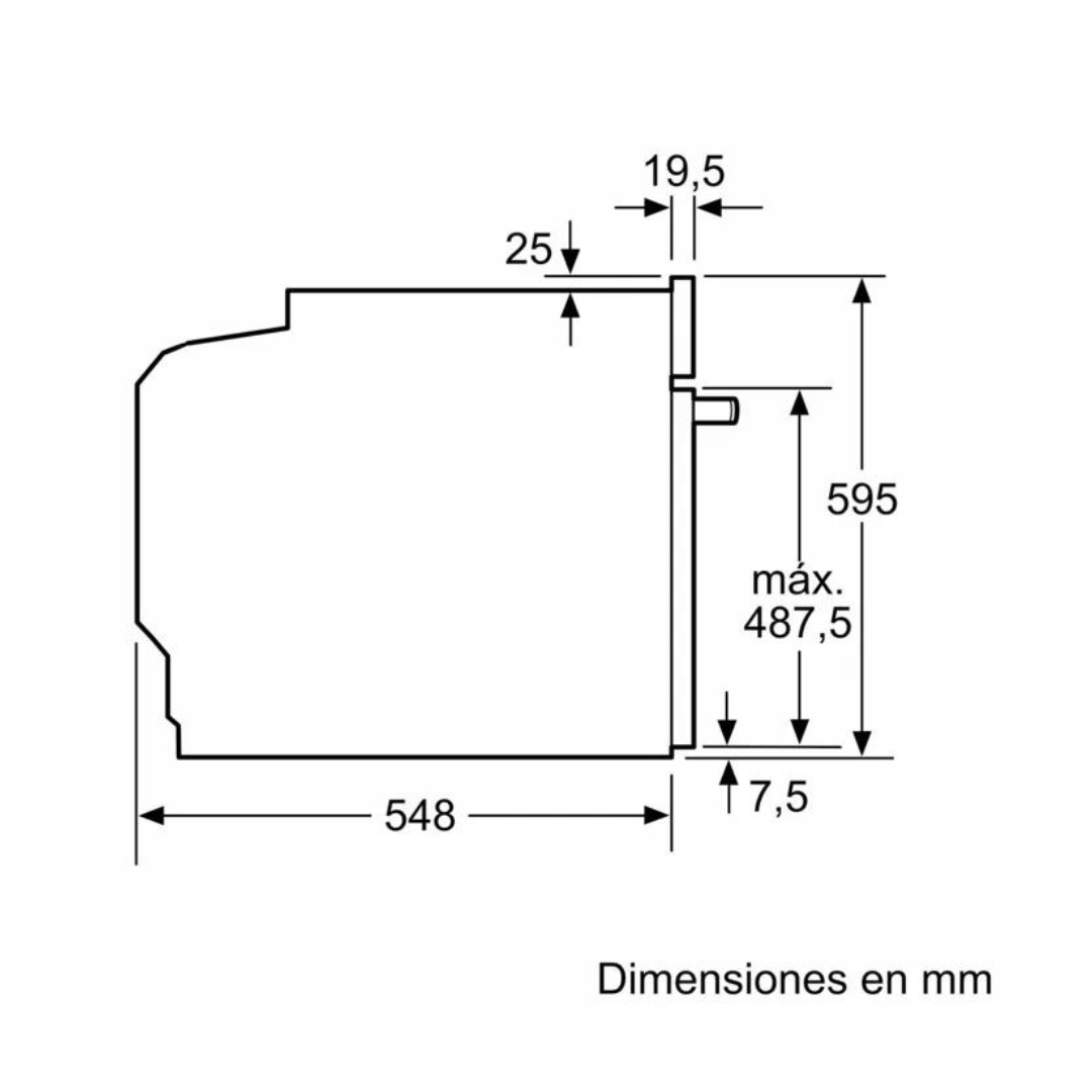 COMBO ANAFE A GAS 75CM SERIE 6 (PPQ7A6B90) + HORNO ELÉCTRICO SERIE 4 (HRA512ES0)