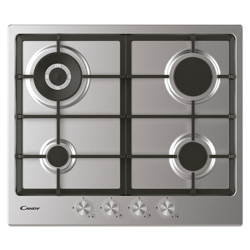 Combo candy 02: anafe a gas 60cm (chg6brwpx) + horno eléctrico 65lts (fcp605x)