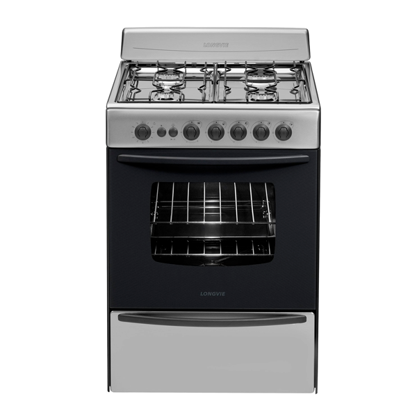 Cocina Longvie acero de 60 cm modelo 13601X