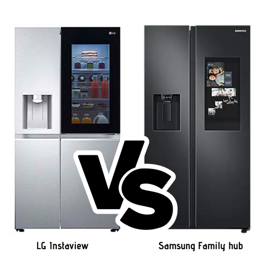 Heladera Side by Side LG InstaView VS Samsung Family Hub