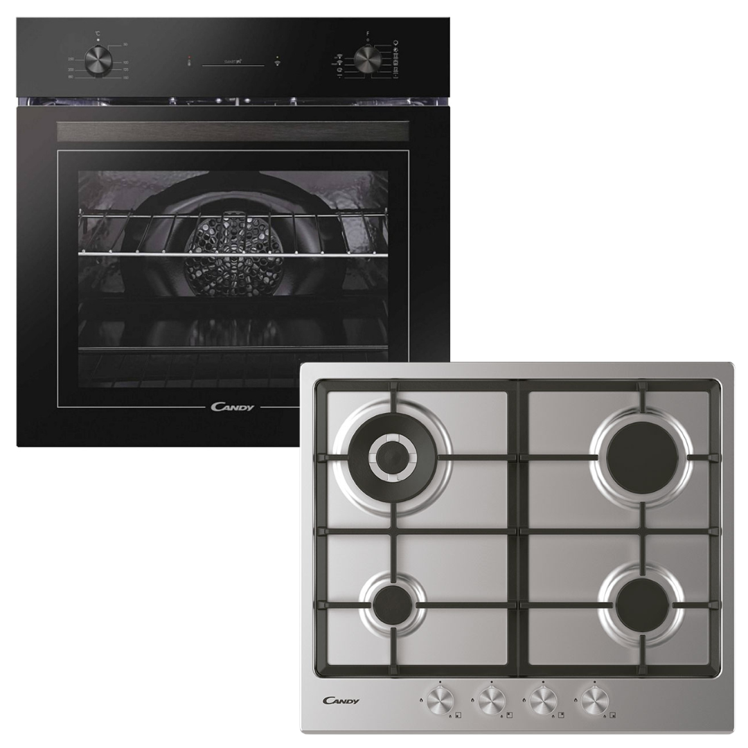 Set Candy Smart Cooking Horno WIFI y Anafe a Gas