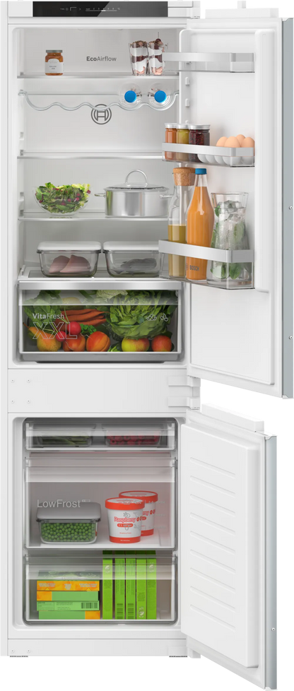 Heladera integrable Bosch 177.2 x 54.1 cm Puerta deslizante KIV86VSE0