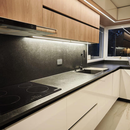 Bacha de Cocina Franke 80% Cuarzo color BLACK - 76 x 51 cm