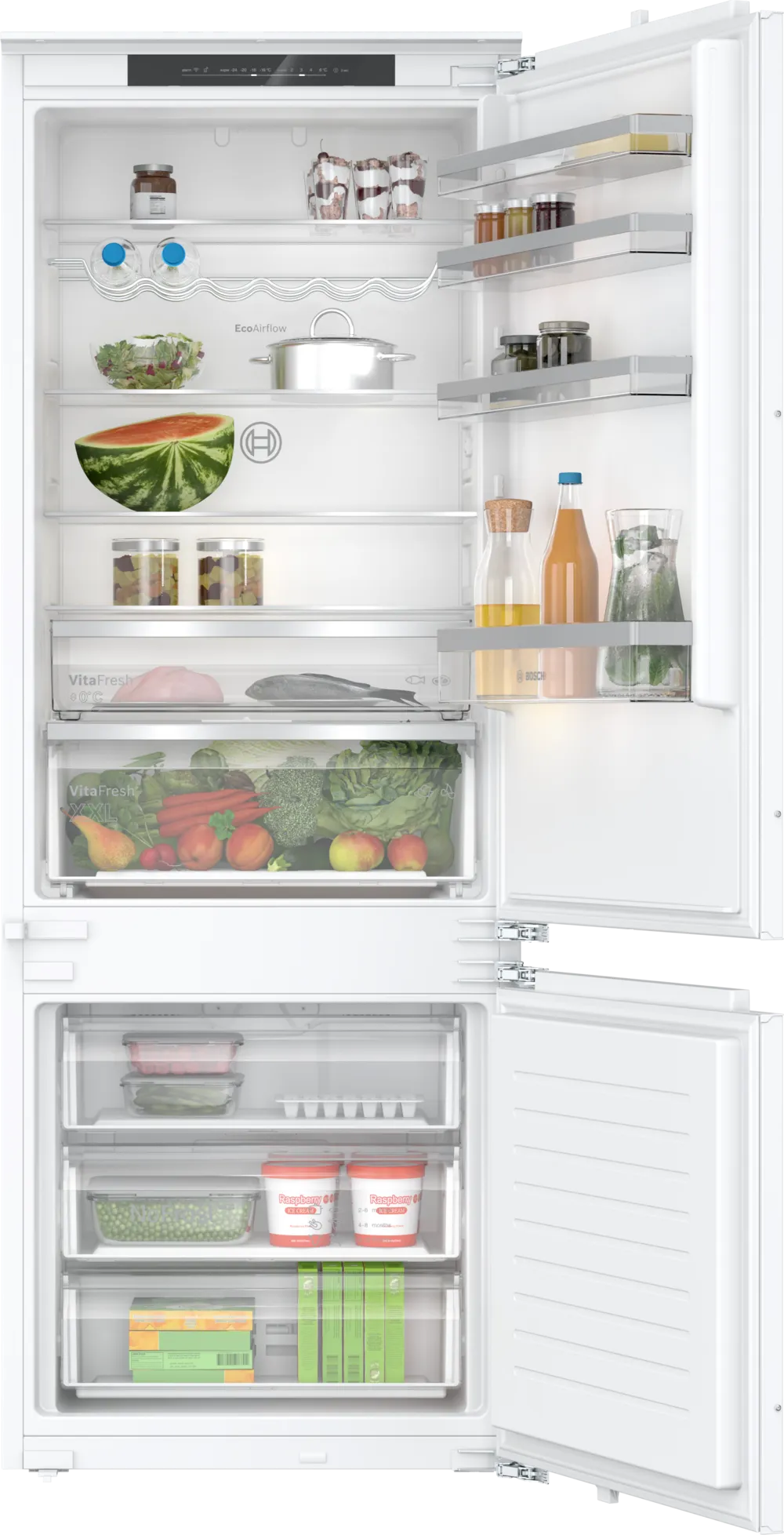 Heladera panelable bosch xxl 383 litros no frost puertas reversibles serie 4 kbn96vfe0