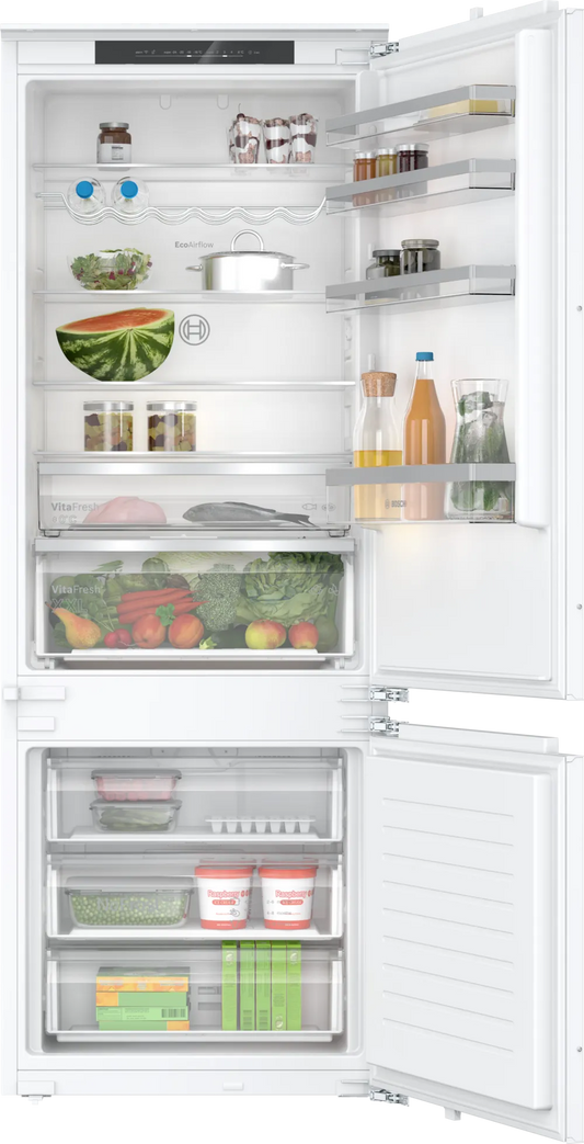Heladera panelable bosch xxl 383 litros no frost puertas reversibles serie 4 kbn96vfe0