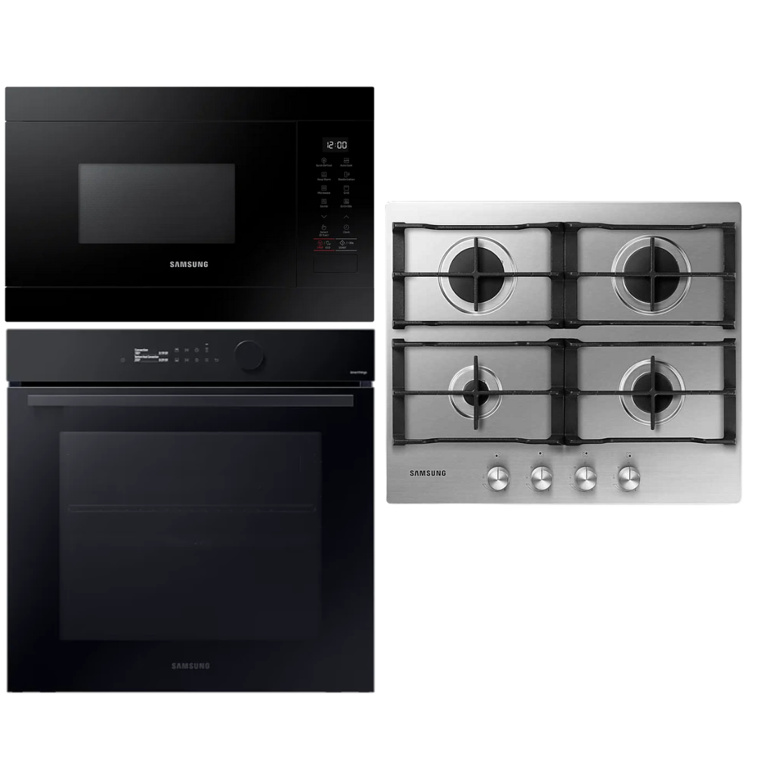 Samsung Combo Black con Anafe Inoxidable