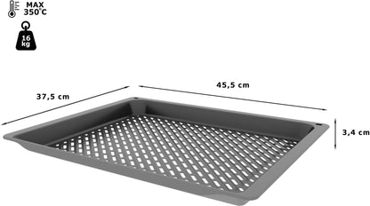 Bandeja AirFry Bosch HEZ629070 multiperforada antracita