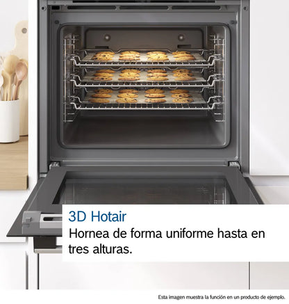 Combo Bosch: Horno Serie 4 HBA512BR0 + Microondas Serie 6 BEL554MB0 Negro