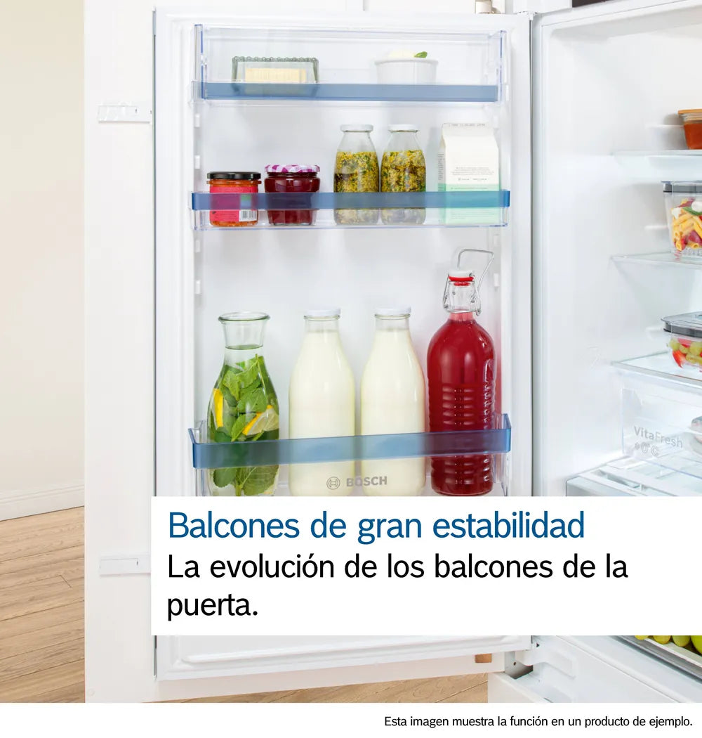 Heladera integrable Bosch 177.2 x 54.1 cm Puerta deslizante KIV86VSE0