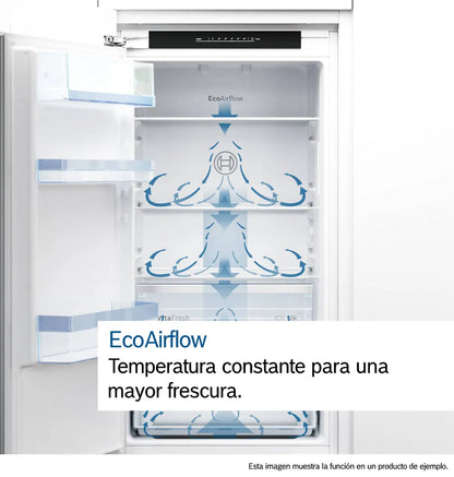 Heladera panelable bosch xxl 383 litros no frost puertas reversibles serie 4 kbn96vfe0