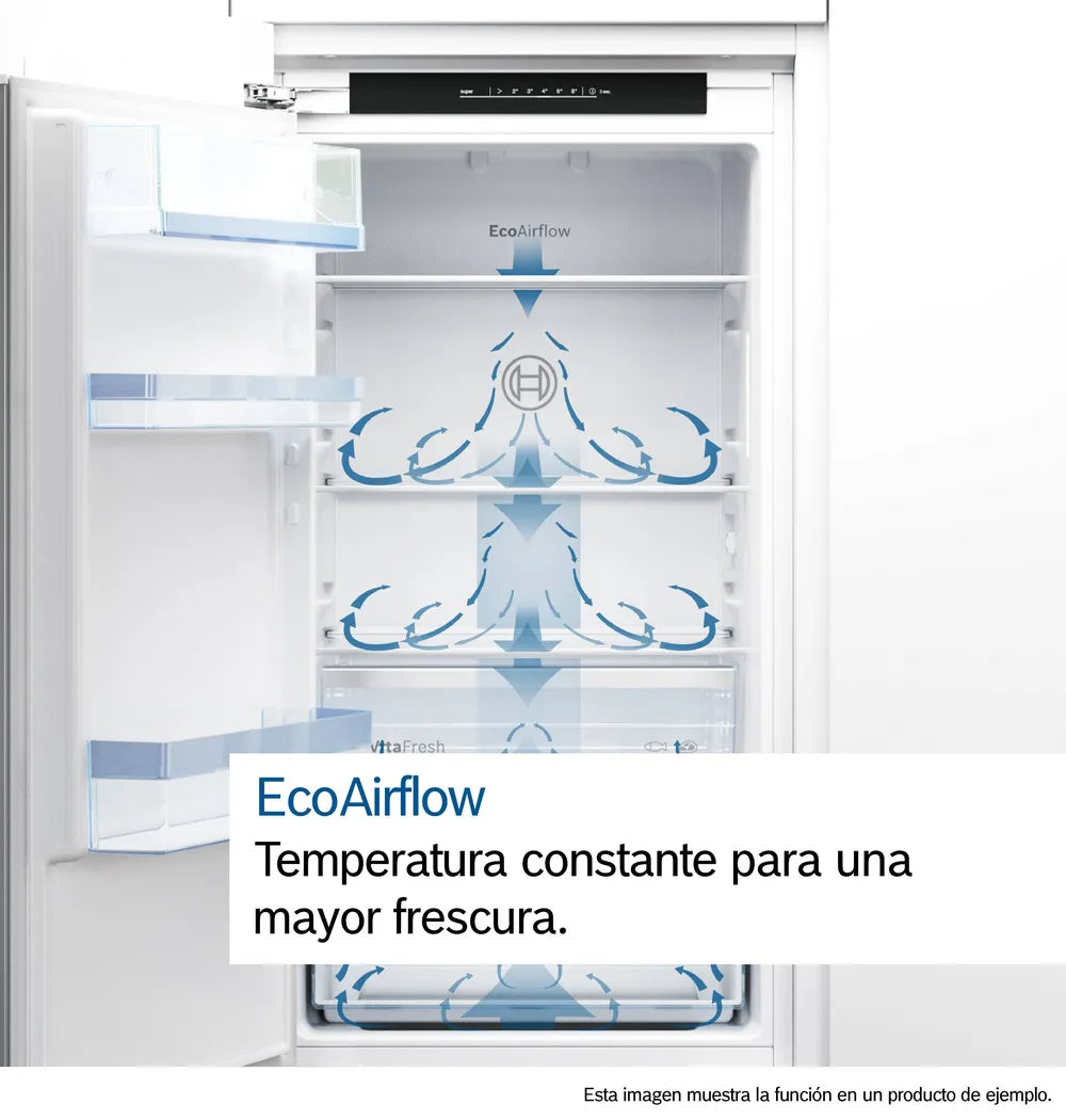 Heladera integrable Bosch 177.2 x 54.1 cm Puerta deslizante KIV86VSE0