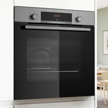 Combo Bosch: Horno Serie 4 HBA512BR0 + Microondas Serie 6 BEL554MB0 Negro