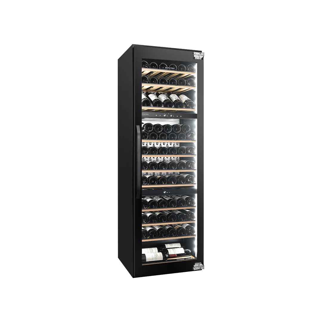 Cava de vinos PANELABLE - Built In - Triple Temperatura para 71 botellas