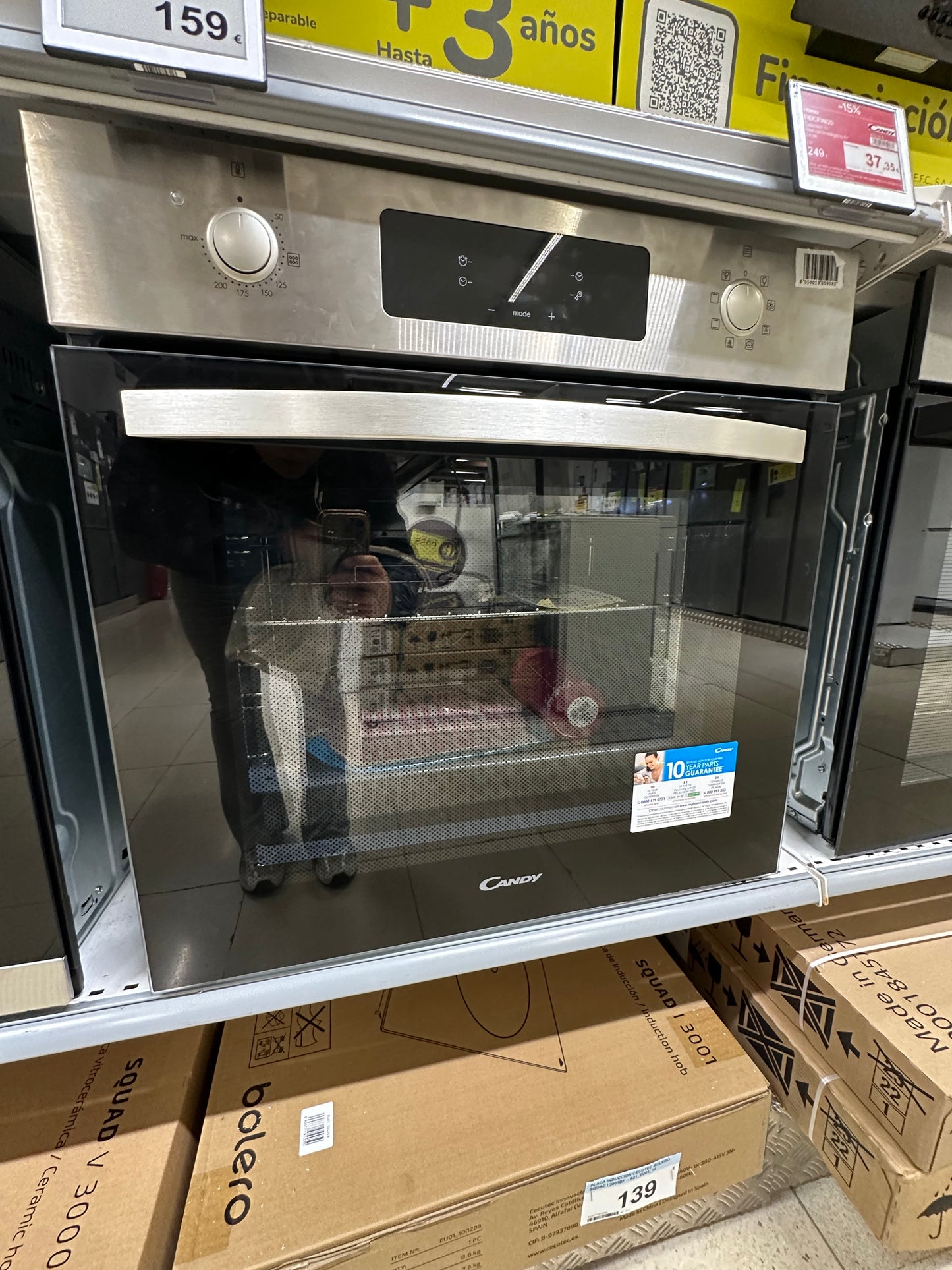 El horno que tiene Nati con el mejor Anafe a gas italiano de 5 hornallas