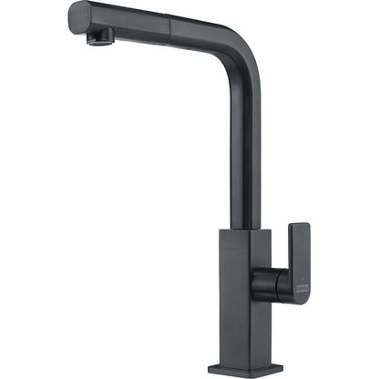 Combo Franke: Bacha Maris MRG610 Negro Mate + Grifo Mythos Doccia Black Steel