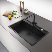 Bacha de cocina Franke modelo maris BLACK NEGRO MATE