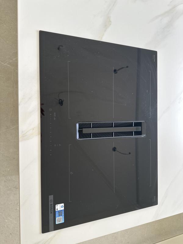 Placa de inducción Bosch PVQ731H26E vista de las zonas de cocción