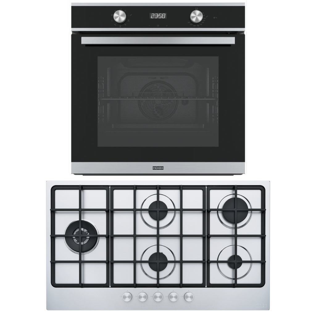 Horno Eléctrico SMART HYDRO Franke FSM 86 H XS con Anafe a Gas 5 hornallas