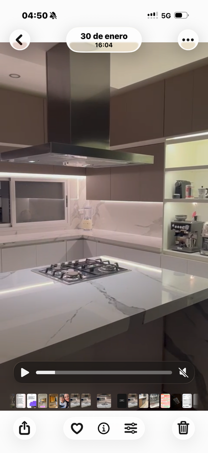 Extractor para isla de cocina Spar Franke Stilo  con motor potenciado 1040 m3/h