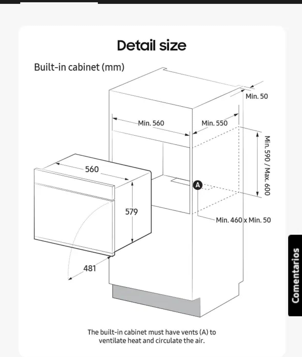 Torre Samsung (Horno y Microondas): Horno Eléctrico (NV7B4040VAS) + Microondas (MG22M8074CT)