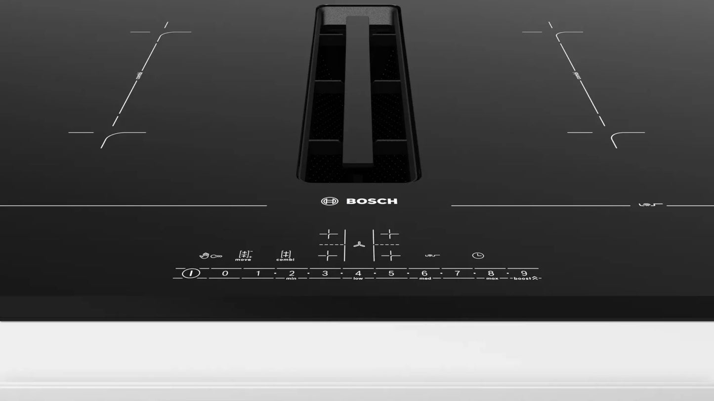 Anafe de Inducción Bosch con Extractor Integrado 70cm Serie 6 - PVQ731F25E