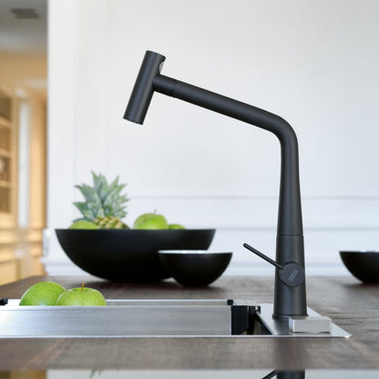 Combo Franke: Bacha Maris Fragranite Negro 76x51 + Grifo Icon Black Matt
