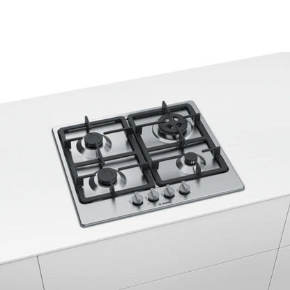 COMBO ANAFE A GAS 60CM (PGH6B5B90) + HORNO ELÉCTRICO SERIE 4 (HBA512BR0L)