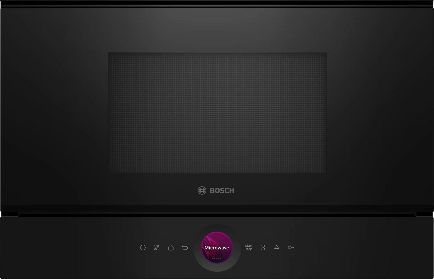 Bosch Serie 8 Microondas integrable con grill Negro