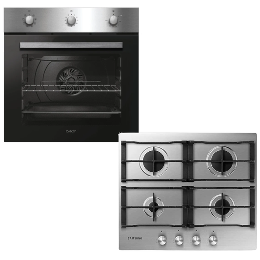 Horno con diseño italiano y anafe Samsung