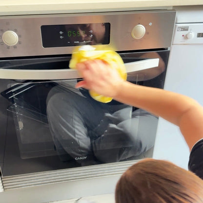 El Horno eléctrico que tiene Nati con Airfryer y Función Pizza 70 Lts