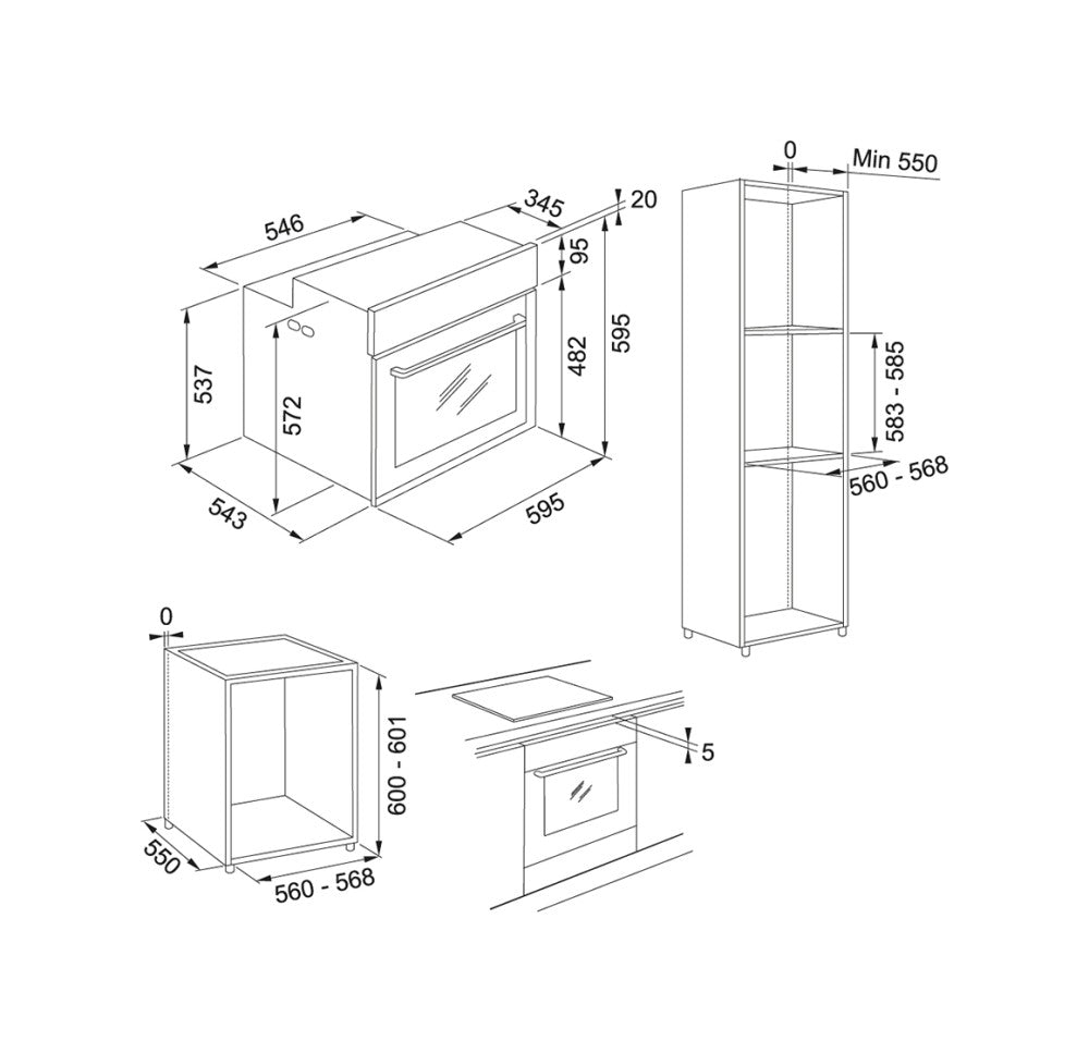 Franke FMY 99 P XS Mythos Horno eléctrico pirolítico multifunción 60 cm