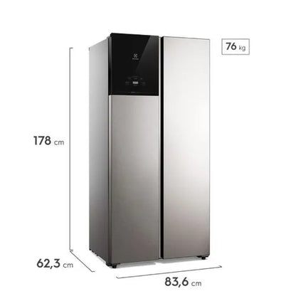 Heladera Electrolux ES40S Side by Side Inverter | AutoSense