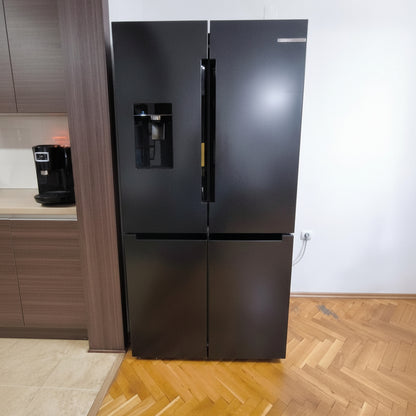 Heladera Multipuerta Bosch KFI96AXEA Serie 6 | 574L No Frost Inverter con Dispenser, Acero Negro Antihuellas