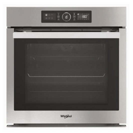 Horno empotrable eléctrico whirlpool wcollection inox 73 litros woc74asdim